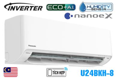 Điều hòa Panasonic inverter 1 chiều 24000BTU U24BKH-8